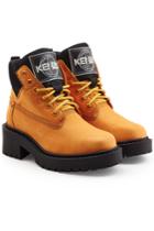 Kenzo Kenzo Suede Ankle Boots With Rubber Sole