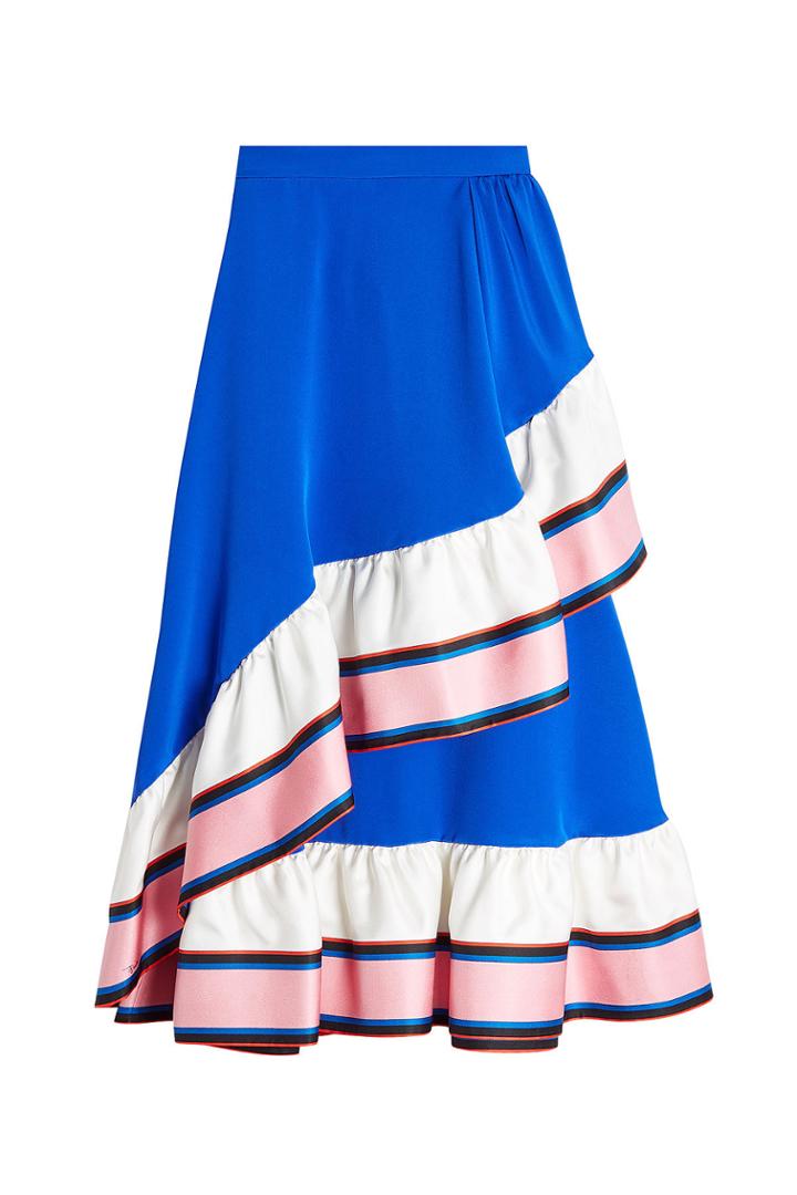 Emilio Pucci Emilio Pucci Silk Skirt With Ruffle