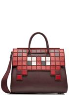 Anya Hindmarch Anya Hindmarch Space Invaders Soft Ephson Leather Tote - Red