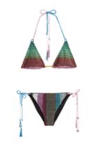 Missoni Mare Missoni Mare Metallic Knit String Bikini - Multicolored