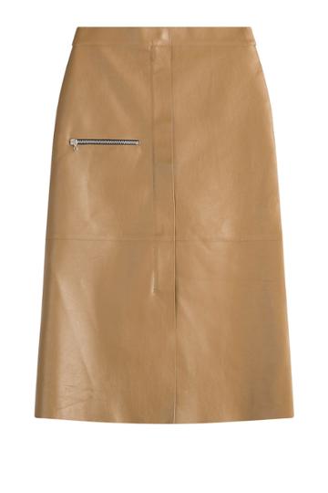 Golden Goose Golden Goose Leather Skirt - Brown