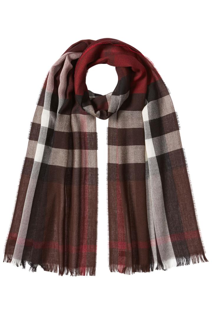 Burberry Burberry Printed Wool-cashmere Scarf