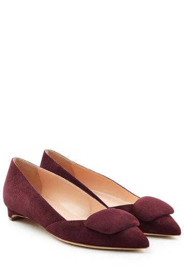 Rupert Sanderson Rupert Sanderson Aga Suede Ballerinas