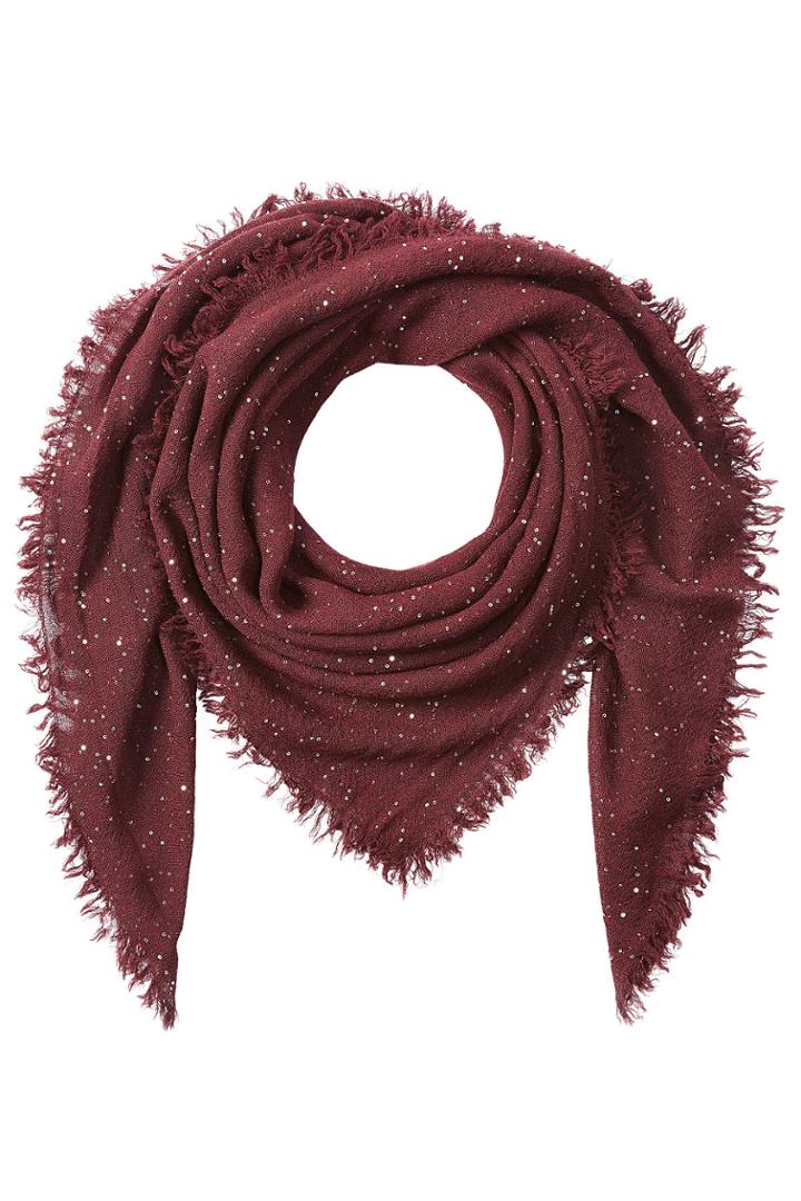 Faliero Sarti Faliero Sarti Scarf With Virgin Wool, Silk And Cashmere - Red
