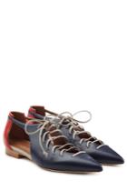 Malone Souliers Malone Souliers Leather Lace-up Flats - Multicolor