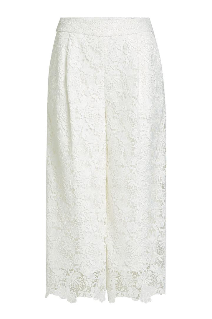 Diane Von Furstenberg Diane Von Furstenberg Lace Culottes - White