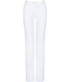 Mother High-waisted Wide Leg Jeans In White