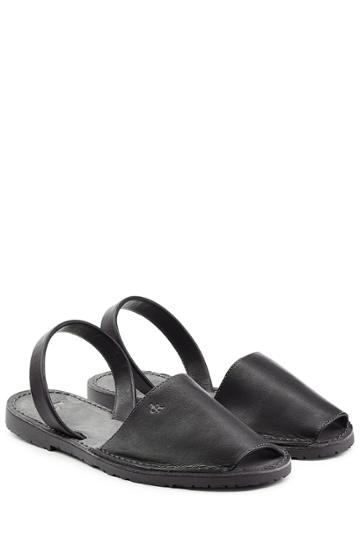 Del Rio London Del Rio London Leather Sandals - Black