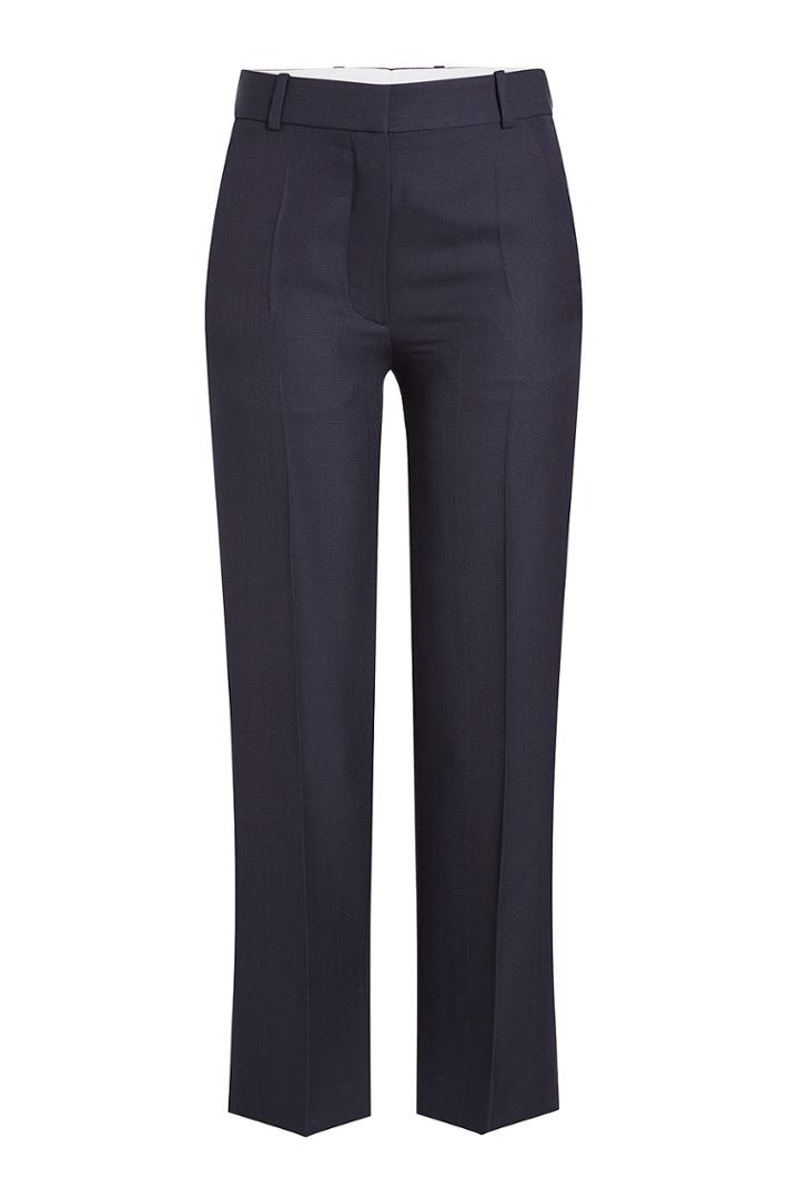Victoria Beckham Victoria Beckham Cropped Pants With Wool