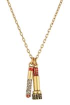 Marc Jacobs Marc Jacobs Embellished Lipstick And Cigarette Necklace - Gold