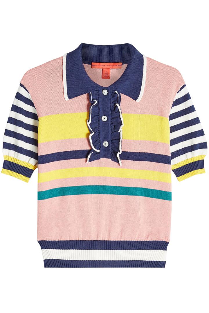 Hilfiger Collection Hilfiger Collection Knit Top With Short Sleeves