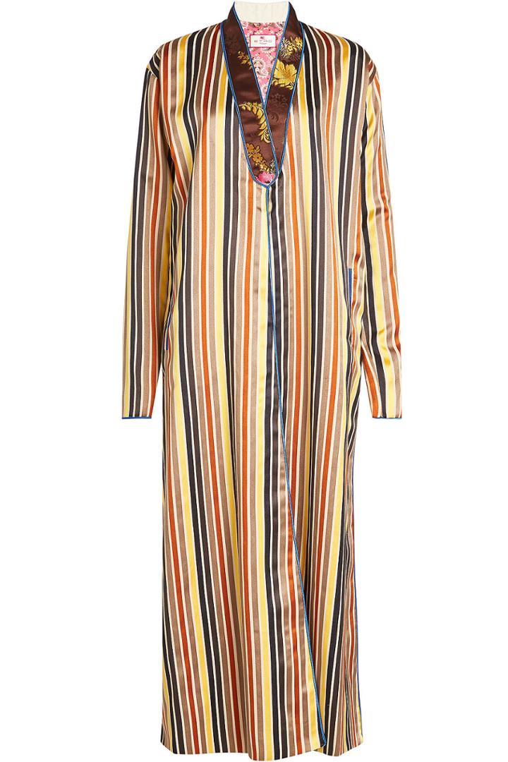 Etro Etro Printed Dress With Cotton And Silk