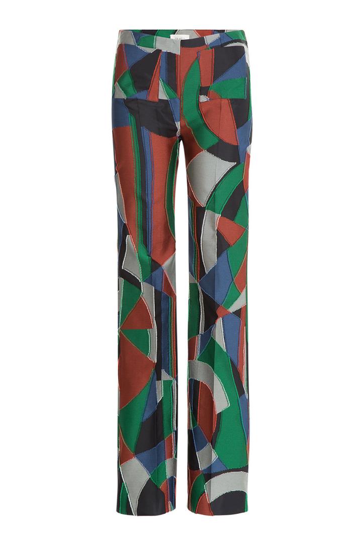 Isa Arfen Isa Arfen Printed Wide-leg Pants