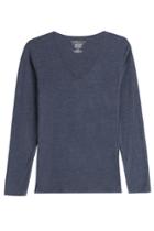 Majestic Majestic Long Sleeved Jersey Top - Blue