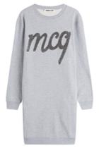 Mcq Alexander Mcqueen Mcq Alexander Mcqueen Cotton Sweatshirt Dress - Grey