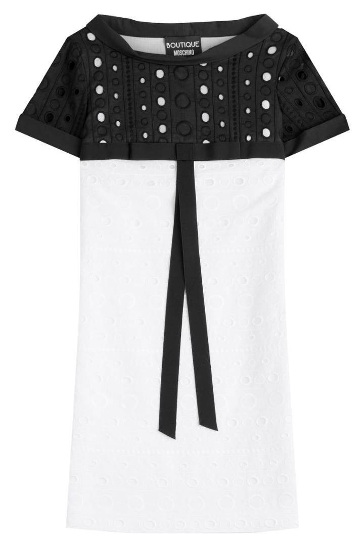 Boutique Moschino Boutique Moschino Cotton Dress - White