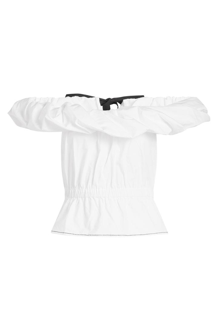 Rejina Pyo Rejina Pyo Mina Off-shoulder Cotton Blouse