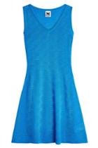 M Missoni M Missoni Sleeveless Knit Dress With Virgin Wool - Blue
