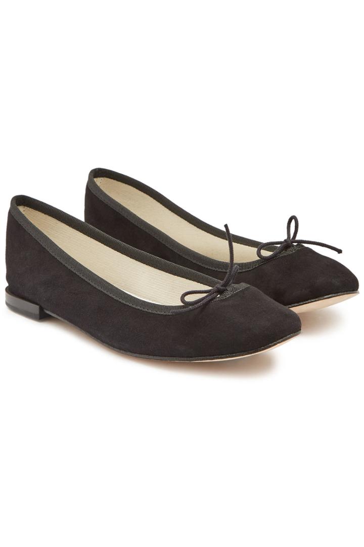 Repetto Repetto Cendrillon Suede Ballerinas With Leather