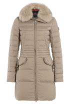 Peuterey Peuterey Ryan Ks Down Coat With Fox Fur - Beige
