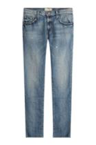 Current/elliott Current/elliott Cotton-linen Straight Jeans