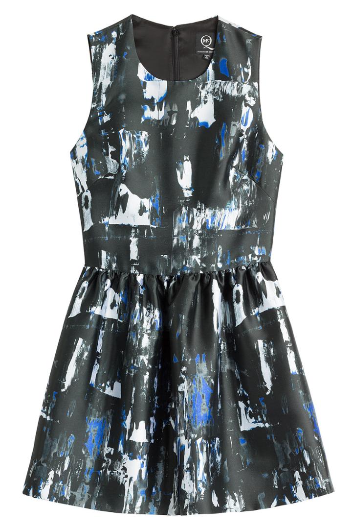 Mcq Alexander Mcqueen Mcq Alexander Mcqueen Printed Dress - Blue