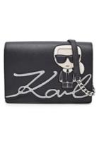 Karl Lagerfeld Karl Lagerfeld K/ikonik Shoulder Bag With Leather