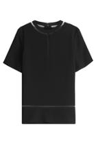 Alexander Wang Alexander Wang T-shirt With Sheer Inserts - Black