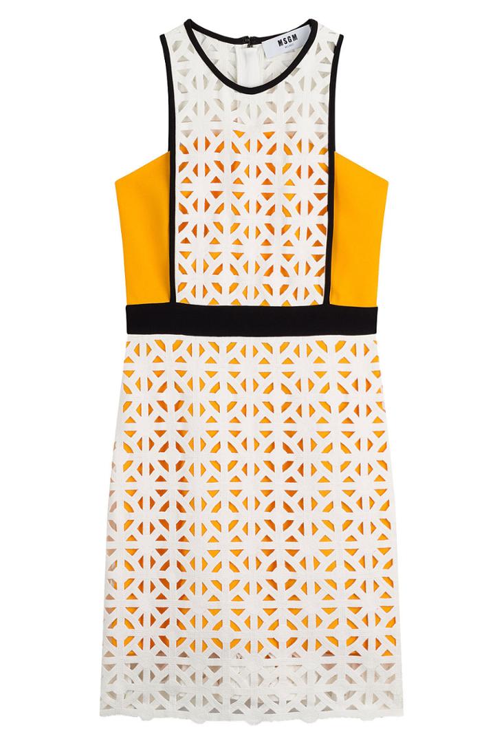 Msgm Msgm Dress With Cut-out Detail