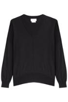 Dkny Dkny Oversize Pullover With Wool - Black