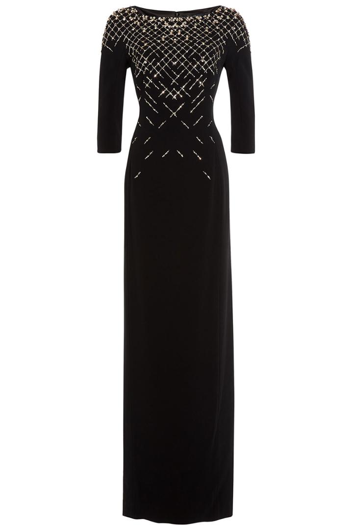 Jenny Packham Jenny Packham Embellished Floor-length Gown
