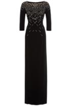 Jenny Packham Jenny Packham Embellished Floor-length Gown