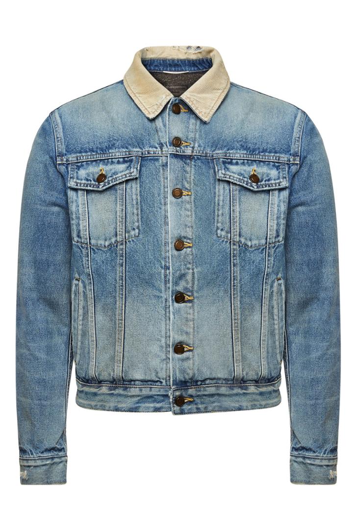 Saint Laurent Saint Laurent Denim Jacket With Wool