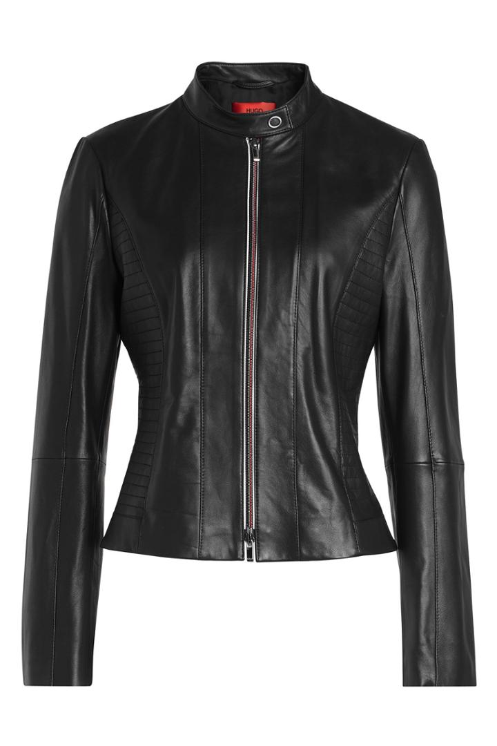 Hugo Hugo Linotte Leather Jacket