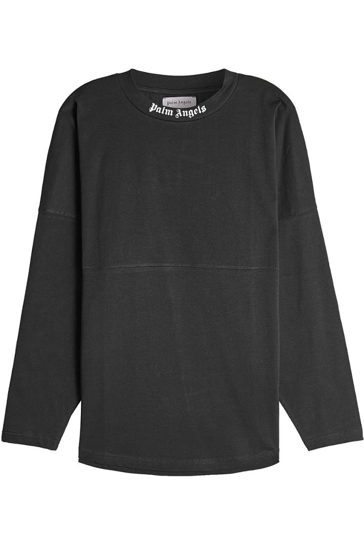 Palm Angels Palm Angels Long Sleeved Cotton Top