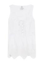 True Religion True Religion Sleeveless Cotton Top With Embroidery