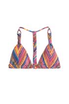 Ále By Alessandra Ále By Alessandra Printed Bikini Top With Tassels - Multicolored