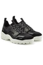 Ami Ami Running Sneakers In Neoprene, Suede, Leather And Mesh