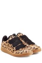 Jérôme Dreyfuss Jérôme Dreyfuss Pony Hair And Suede Sneakers - Animal Prints