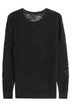 Iro Iro Linen-blend Pullover - Black