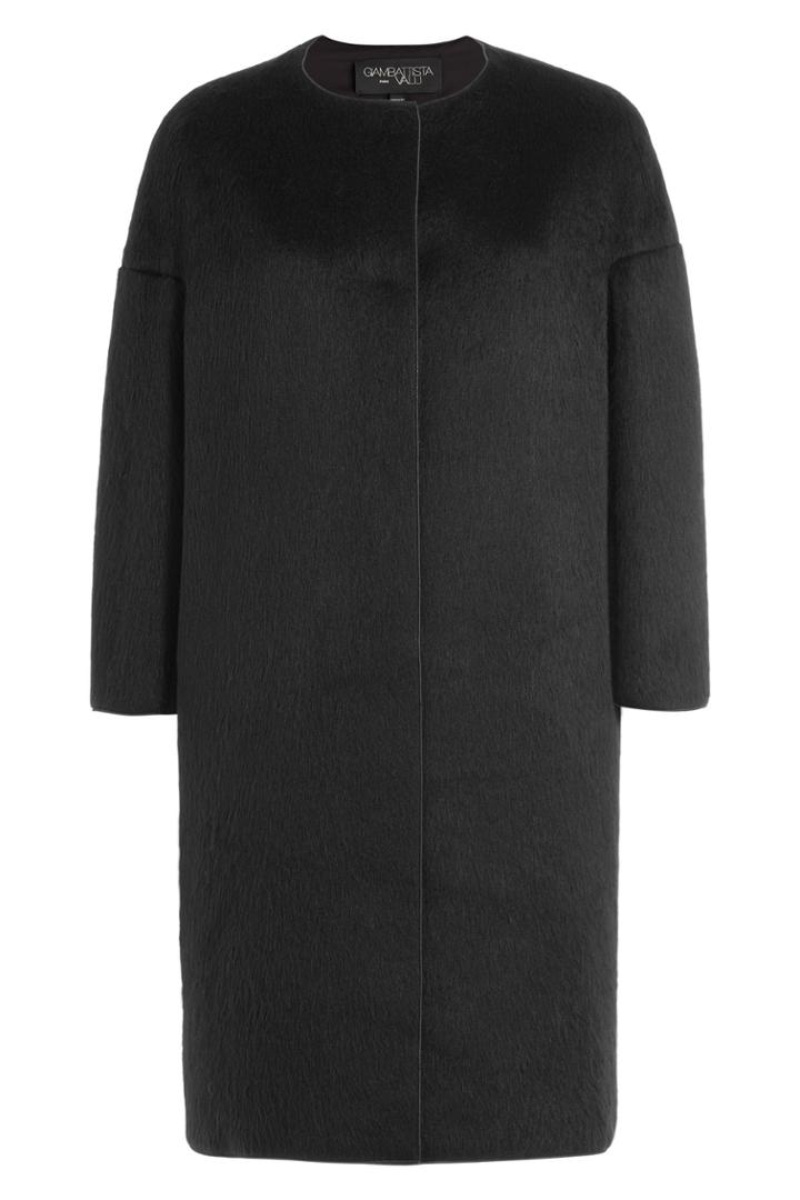 Giambattista Valli Giambattista Valli Alpaca Coat With Virgin Wool - Black