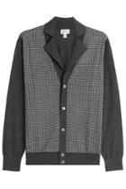 Brioni Brioni Cardigan With Silk, Wool And Cashmere - Grey