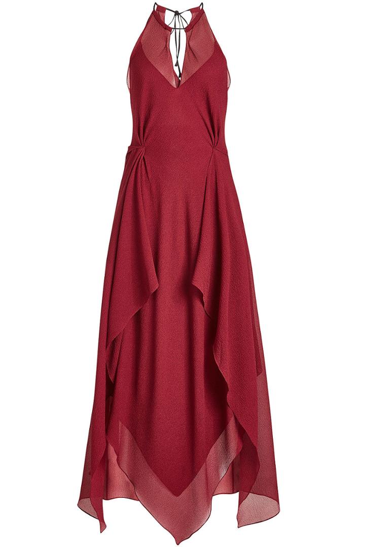 Roland Mouret Roland Mouret Risby Floor Length Silk Gown