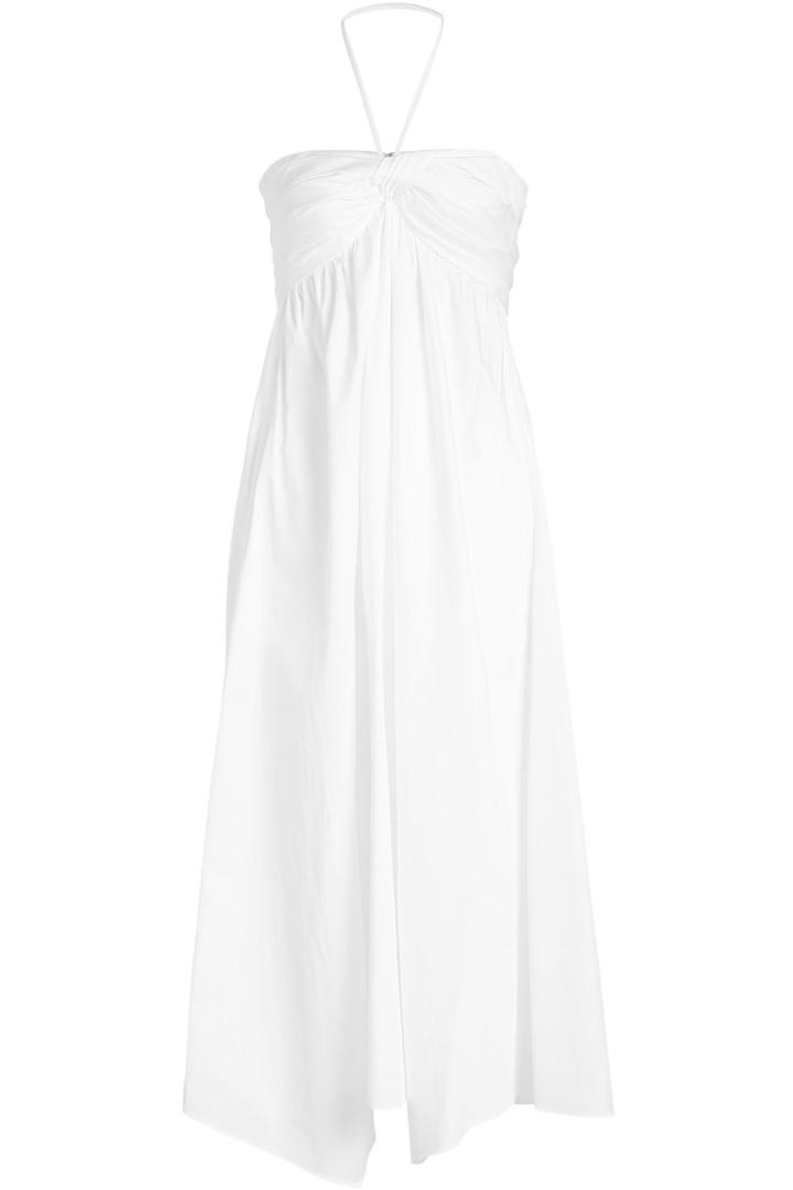 Jil Sander Navy Jil Sander Navy Cotton Halter Dress