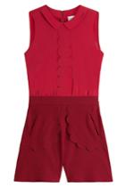 Red Valentino Red Valentino Crepe Jumpsuit - Red