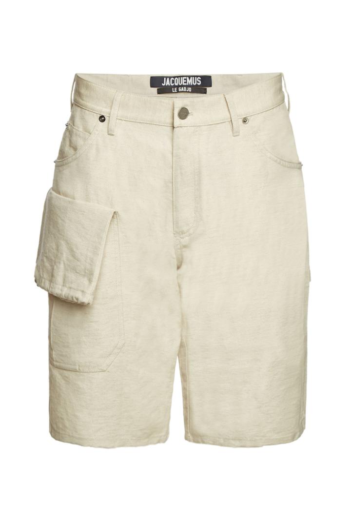 Jacquemus Jacquemus Linen Blend Gadjo Shorts