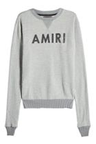 Amiri Amiri Distressed Sweatshirt With Logo