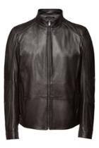 Boss Boss Nikas Leather Biker Jacket