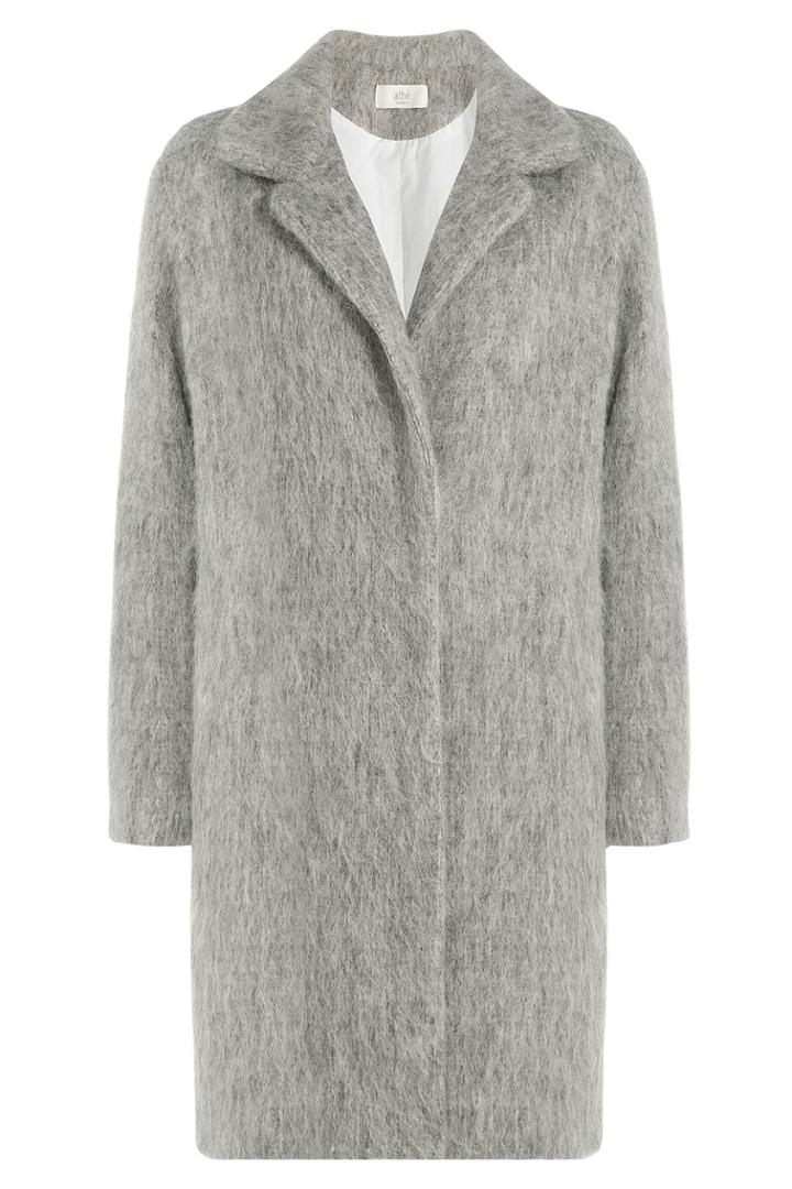 Vanessa Bruno Athé Vanessa Bruno Athé Coat With Wool, Mohair And Alpaca - Grey