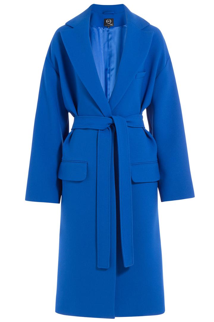 Mcq Alexander Mcqueen Mcq Alexander Mcqueen Belted Coat - Blue